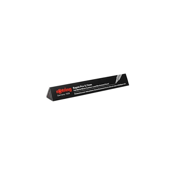 ROTRING PRO infällbar mekanisk penna - 0,7 mm - Svart Svart