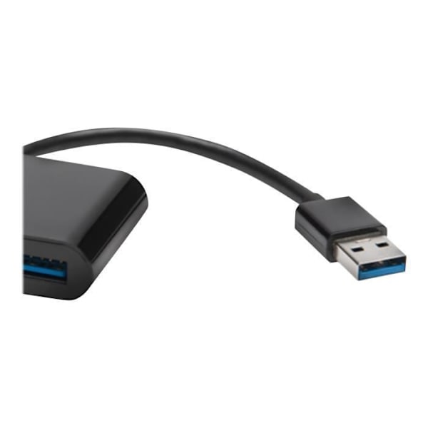 Koncentrator (hub) - KENSINGTON - UH4000 - 4 portar - USB - Extern