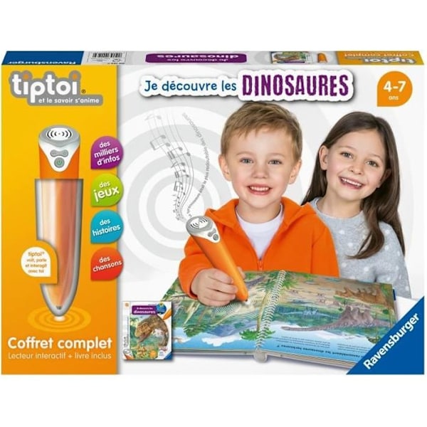 Tiptoi® komplett låda Ravensburger Jag upptäcker dinosaurier