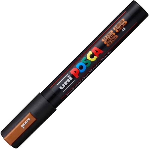 POSCA Marker Medium Conical Brons Tip - Vattenbaserad färg - Linjebredd 1,8-2,5 mm Brons