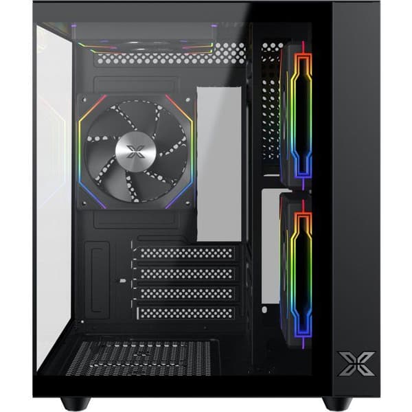 XIGMATEK - EN44410 - Aqua M Lite - PC-chassi utan strömförsörjning - Kub - Micro-ATX-format - Svart