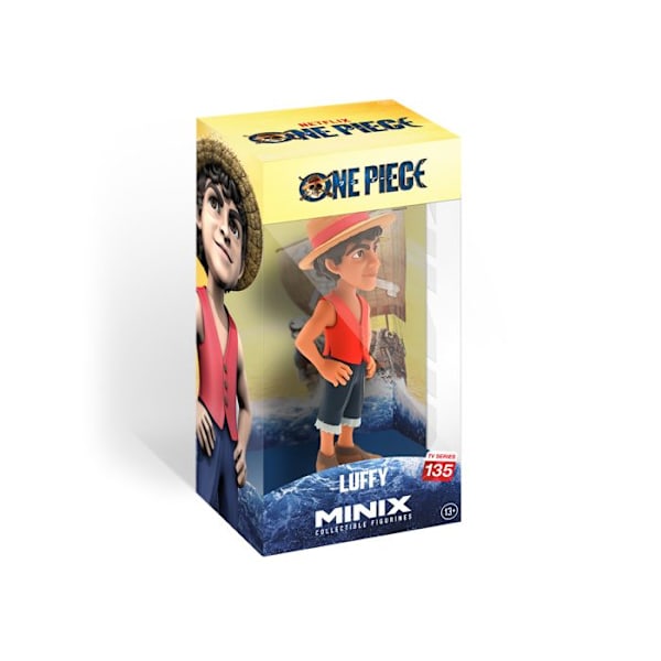 Figurin - Minix - One Piece - Monkey D Luffy Flerfärgad