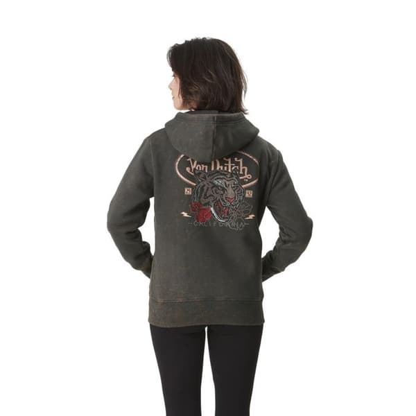 Vondutch Hoodie Sweater Dam Grå S
