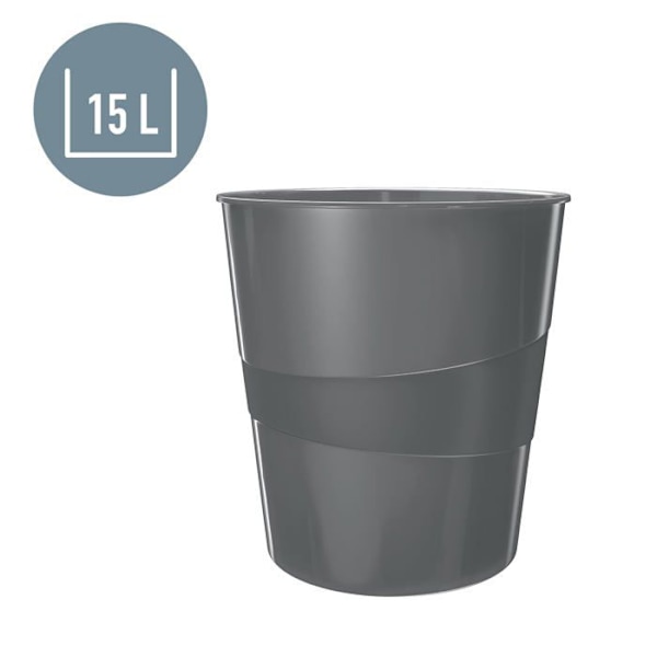 Sopkorg - papperskorg - Leitz påsksupport - 52781062-6 - WOW 52781062 6-pack plastpapperskorgar Lila 15 l