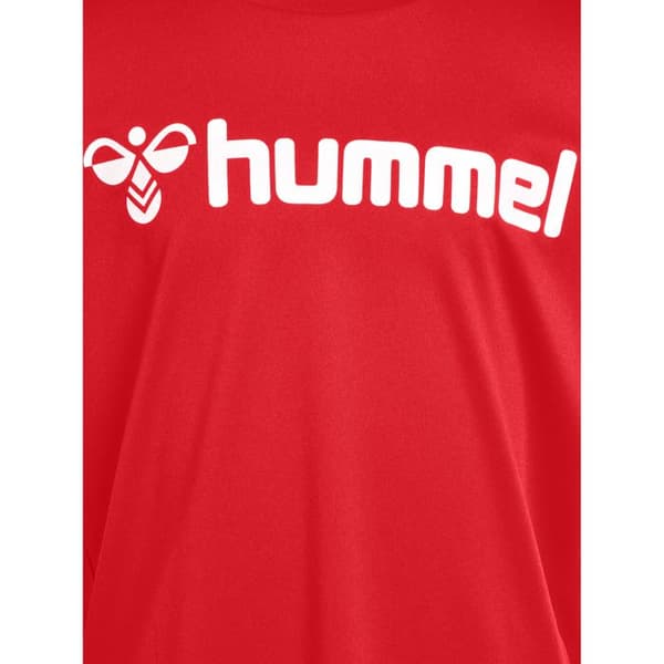 Barntröja Hummel Logotyp - röd röd 10 år