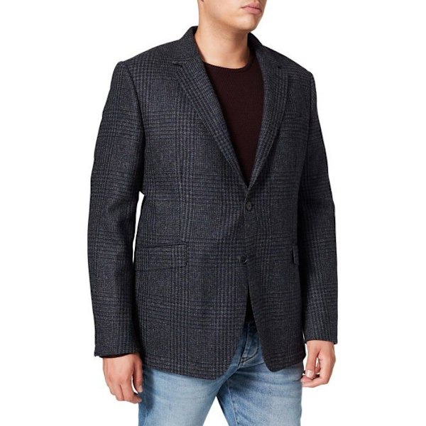 Jacka - perfecto - bomber Hackett london - HM443010 - Shetland GCHK Zip Out Jacka, Marinblå/Grå, 40 Herrar Marinblå/grå XL