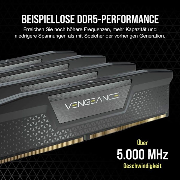 CORSAIR VENGEANCE DDR5 192GB (4x48GB) 5200MHz C38 skrivbordsminne