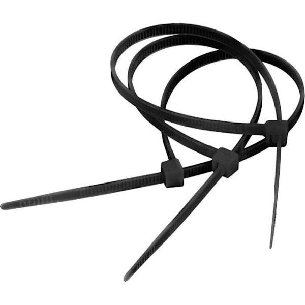 Cabletech - NAR0046-10.1 - Organiser för kabelklämmor 2,5 mm/10 cm svart 100 st.