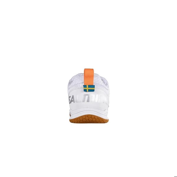 Salming Rival 2 barn trailskor vit nektarin 31
