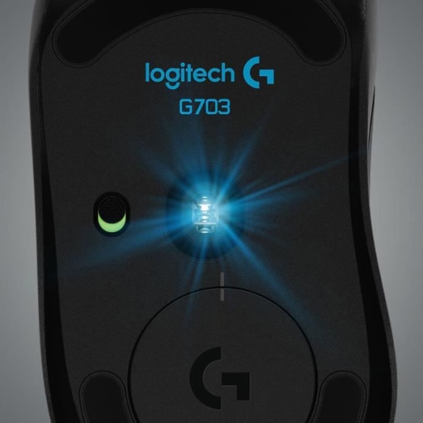 LOGITECH G - G703 Lightspeed trådlös spelmus - Svart