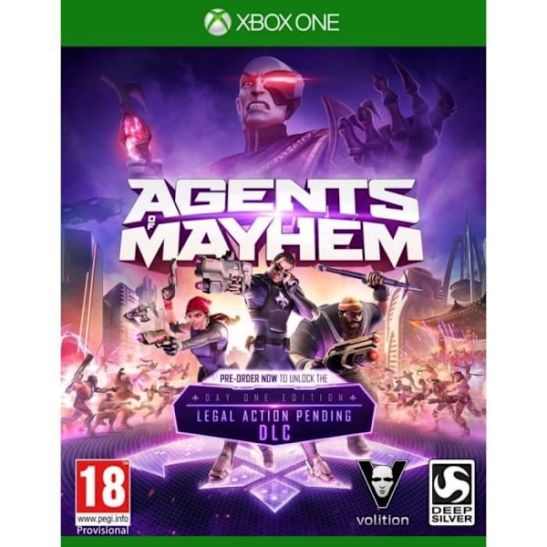 Agents Of Mayhem Day One Edition Xbox One-spel Vit