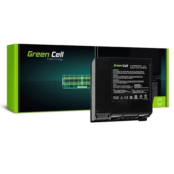 Green Cell Standard A42-G74 Laptop-batteri för ASUS G74 G74S G74SX G74J G74JH 8 Cell 4400mAh 14,4V Svart