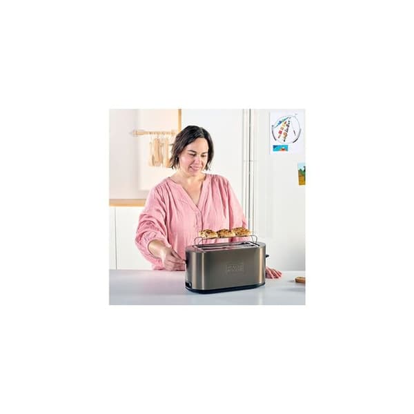 Grilltoast Black & Decker BXTO1501E Metallisk