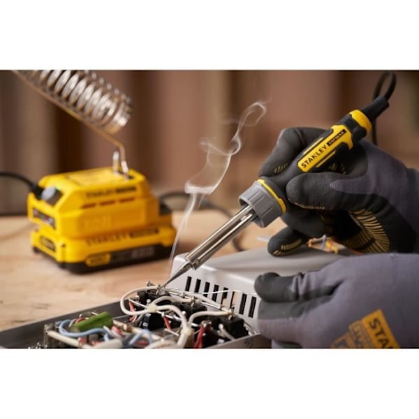 Trådlös lödpenna - Stanley Fatmax - SFMCE040B-XJ - 18V - 204°C till 484°C - Utan batteri Gul svart