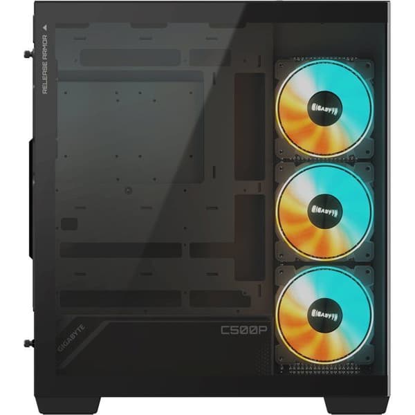 Datorchassi - GIGABYTE - C500 PANORAMIC STEALTH - ATX/mATX/mITX - 4x120mm ARGB - Härdat glas