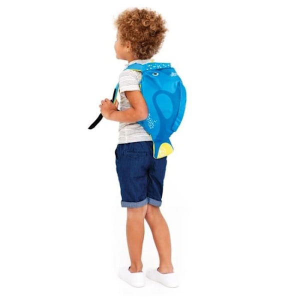 TRUNKI Badväska paddlepak medium fish Tang - blå Blått och flerfärgat