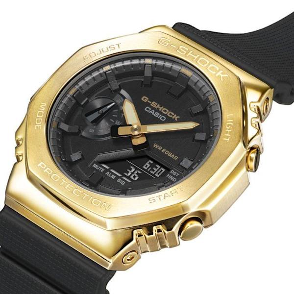 Armbandsur - CASIO - G-SHOCK Mod.GM-2100G-1A9ER - 20 ATM vattentäthet - Kvarts - 44,5 mm Svart