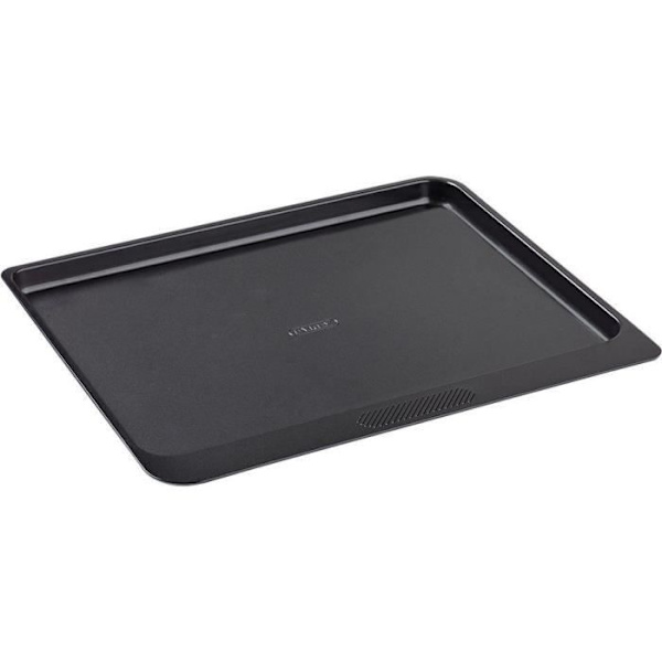 Grillplåt - PYREX - MAGIC - Metall 33x25 cm - Non-stick - Stapelbar Svart