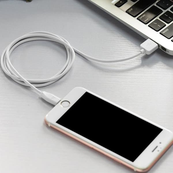 Datakabel - Hoco - Rapid (X1) - USB-A till Lightning - 10,5W - 2,4A - 2m - Vit