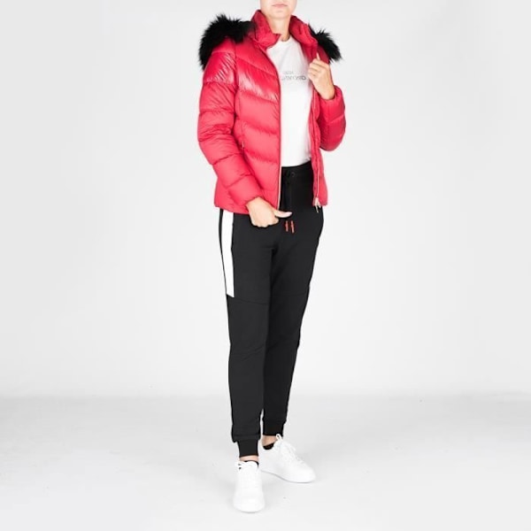 Slim Fit Parka dam - Geox - W Jacy Mid Parka - Röd Röd 34