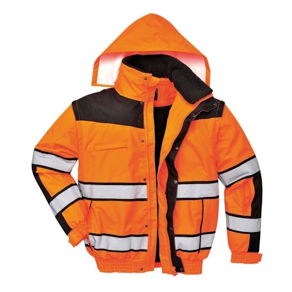 Blouson Hög Synlighet 3 i 1 Portwest HiVis - Neonorange Neon orange M