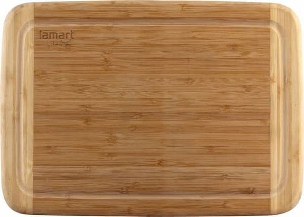 Bureau - LAMART - 42004666 - Skrivbord i bambu - Höger - Enkel montering - Brun