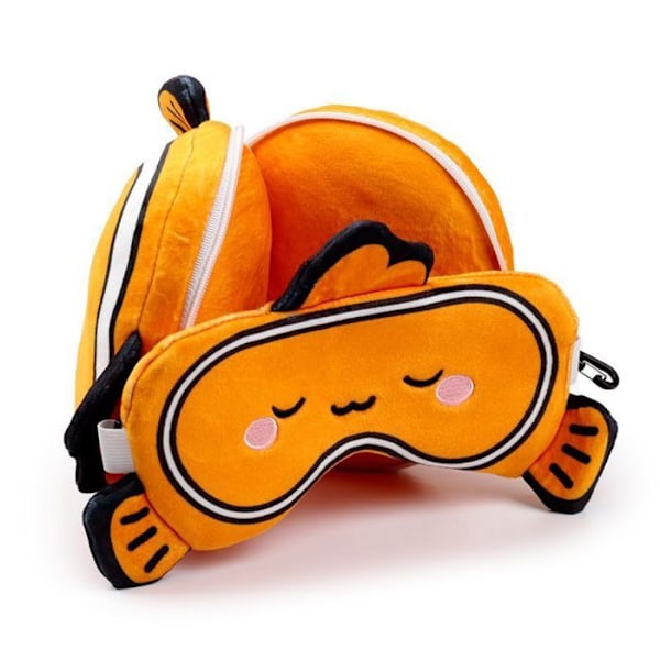 Resekudde 2 i 1 - Puckator - Adoramals - Clownfisk - Orange - Unisex orange
