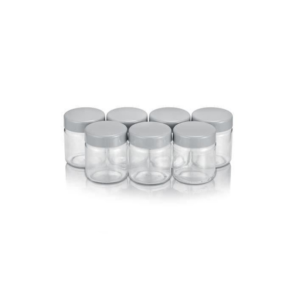 SEVERIN - Set med 7 150 ml glasyoghurtkrukor Glas
