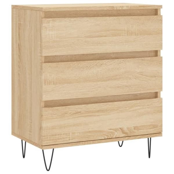 vidaXL Buffé Eksonoma 60x35x70 cm Ingenjörsträ 827183