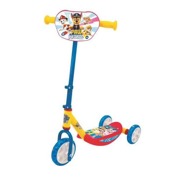 Smoby - Paw Patrol - Tyst 3-hjuls skoter - Metallstruktur - Justerbart styre Paw Patrol färger