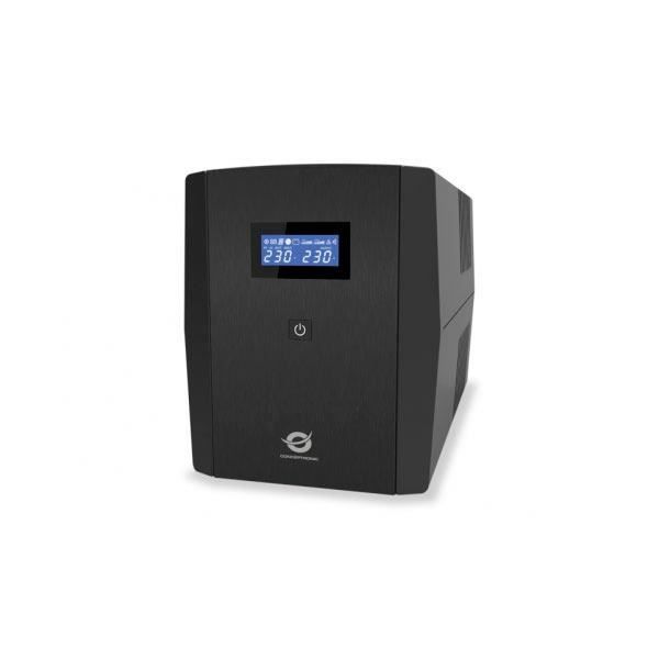 Extern växelriktare - CONCEPTRONIC - Sai 2200va Conceptronic 1320w - Lan Modem Port Protection - USB - Ethernet Svart