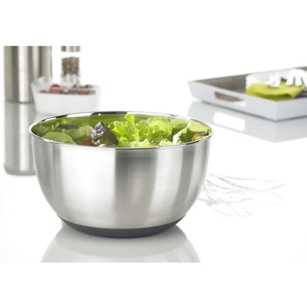 Salladssnurra - EMSA - D: 26,5 cm - 4,5 L - Rostfritt stål - Halkfri bas Pengar