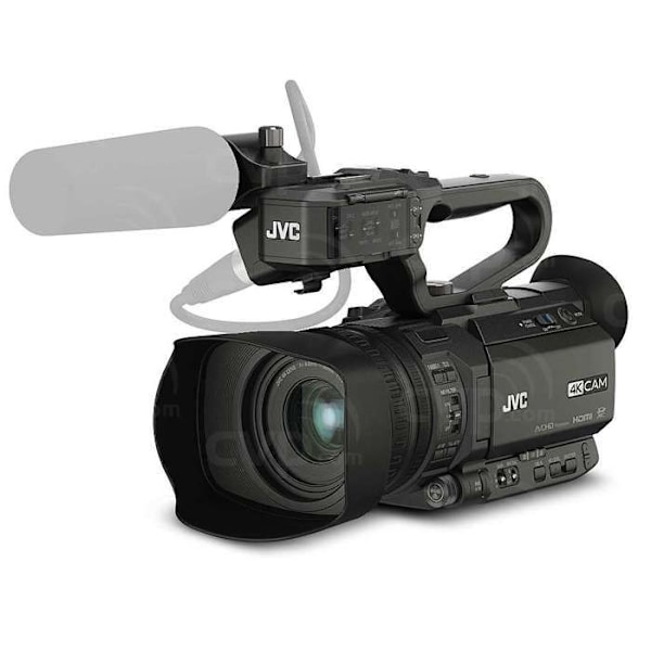 4K-videokamera - JVC - GY-HM170E - 12 megapixlar - 3,5 tums LCD-skärm - Elektronisk stabilisator