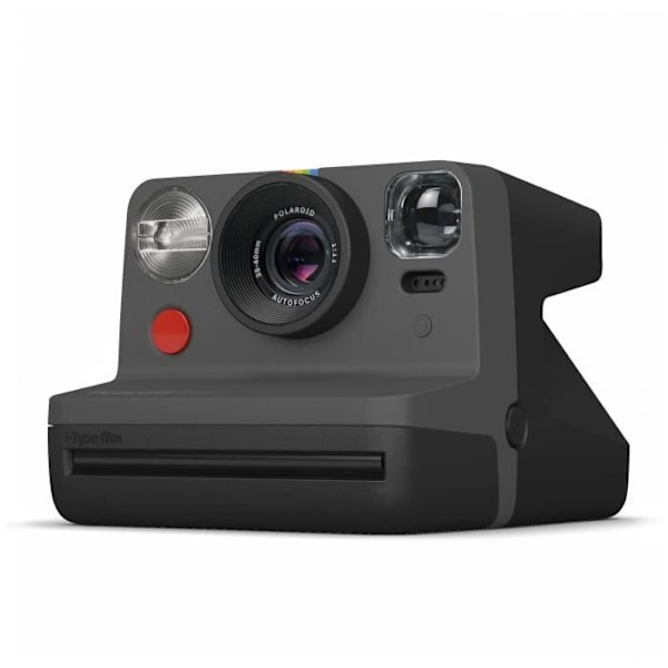 Polaroid Now Instant Camera - Autofokus - Dubbel exponering - Självutlösare - Svart