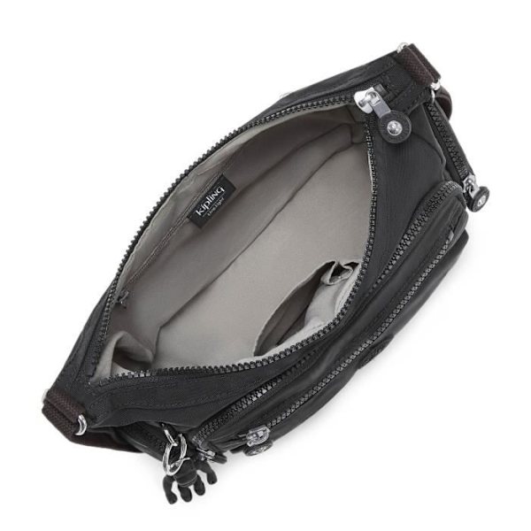 Crossbody axelväska - Kipling - Gabbie S - Svart - 28x21x11 cm - 380 g Svart