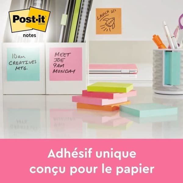 Post-It-lappar, Ultra Colors, 325 ark 76 mm x 76 mm
