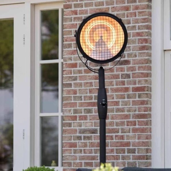 Sunred Indus Golvvärmare 2100 W Halogen Svart Svart