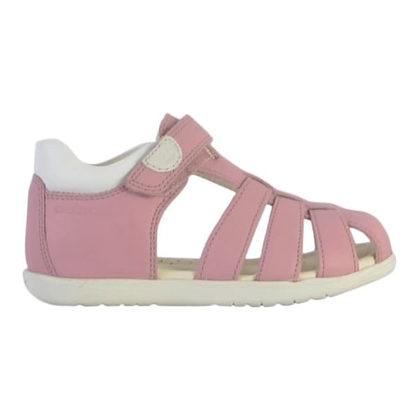 Geox Macchia Platta Sandaler i Läder - Rosa Ros 25