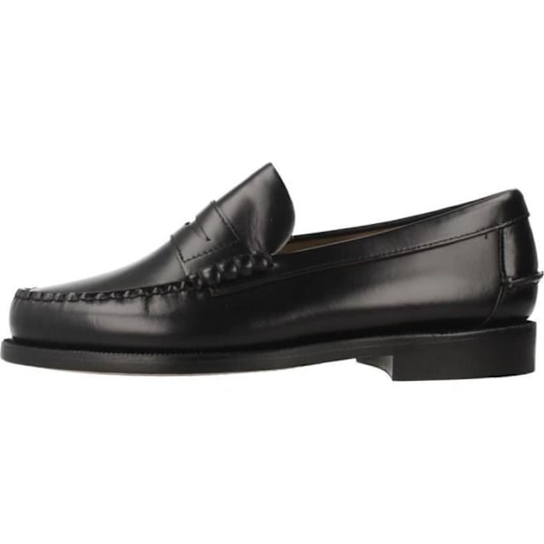 Klassiska svarta Loafers för män - SEBAGO - Modell 84647 - Innersula Gummi - Yttersula Hud - Hudfoder Svart 40