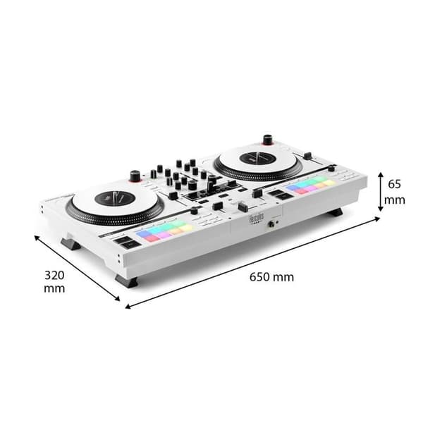 Hercules DJ DJ Control Inpulse T7 vit Limited Edition DJ-kontrollör Vit