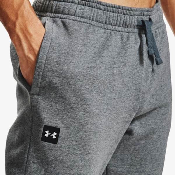 Träningsbyxor - Under Armour - RIVAL FLEECE - Grå - Bekväm - Säkra fickor Grå S