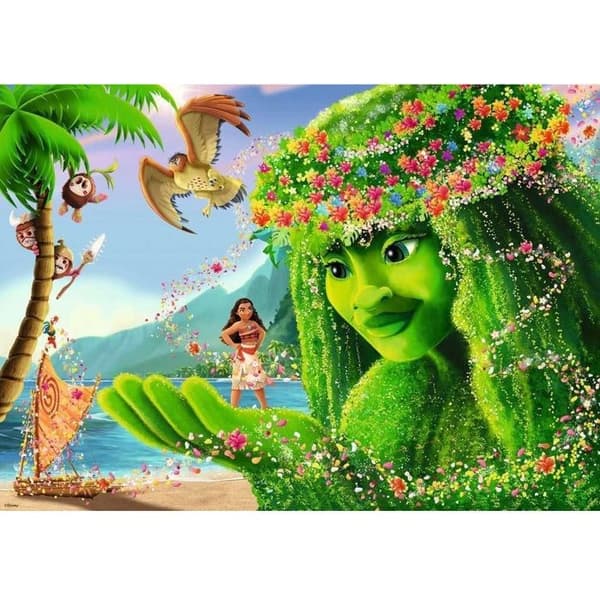 Ravensburger - Puzzle Vaiana 1000 bitar Vit