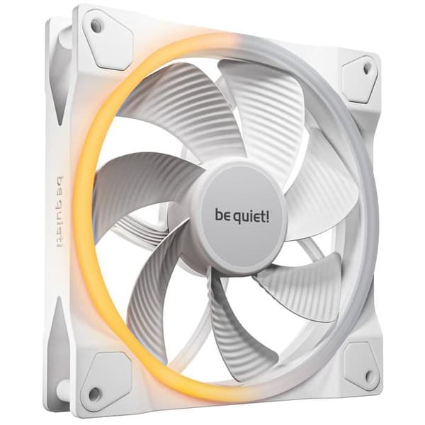 BE QUIET! - Light Wings - BL135 - Chassi Fläkt - 140mm PWM Reverse - Vit