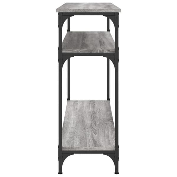 vidaXL Konsolbord Sonoma Grå 100x29x75 cm Konstruerat trä 834038 Grå
