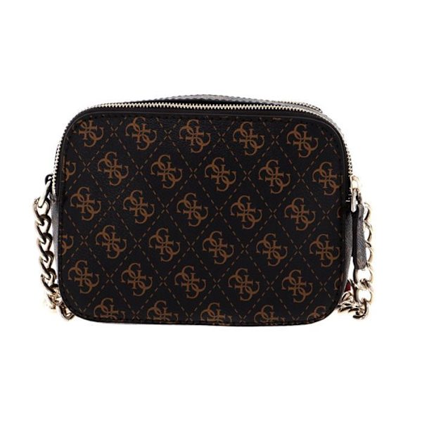 Axelväska - GUESS - Noelle Crossbody Camera - Brun - 2 fack - 450 g kastanj