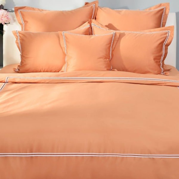 Deco mex - BOVRIBBON875 - 7-delat Sängset Band Trim Terracotta 200 x 220 cm
