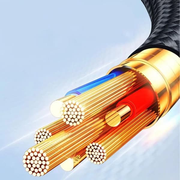 USB-kabel till 2x Typ-C, Lightning, Micro-USB, 3,5 A, 1,2 m - JoyRoom (S-1T4018A18) - Svart
