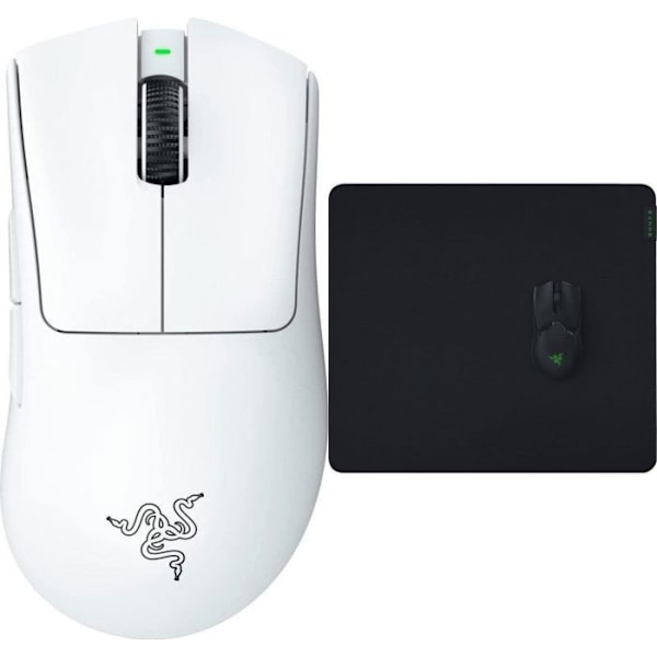 Razer - M-9090306 - Musen DeathAdder V3 Pro (RZ01-04630200-R3G1) + Musen Gigantus V2 L (RZ02-03330300-R3M1)