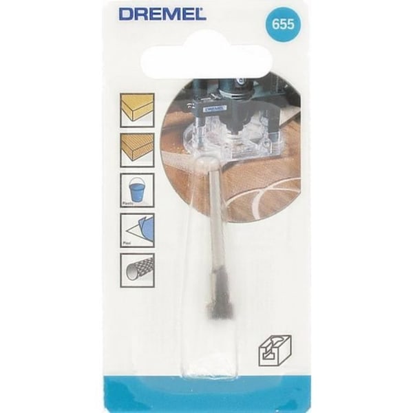 Fräs DREMEL 655 (HSS) Ø 8mm - För Trä - Stål - 2 års garanti Grå