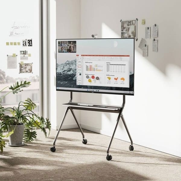 Mobilstöd för XL TV 50" - 86" - EWENT - EW1542 - Utrustningsplattform - Kabelhantering